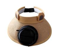 Chapeau de Ventilation Solaire | Couvre-Chef à Bord Large à 3 Vitesses - Pare-Soleil Respirant pour,pour activités de Plein air Sports de Piscine, Modèle de Chapeau de Soleil avec Chapeau de