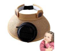 Chapeau de Ventilation Solaire | Protection Solaire à Bord Large à 3 Vitesses | Chapeau de Soleil supérieur pour | pour garçons et Filles activités de Plein air randonnée vélo Piscine, Modèle