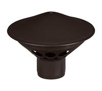 Chapeau de ventilation toiture mâle Ø 50mm Évent de toiture d'égout sanitaire Marron