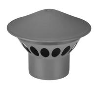 Chapeau de ventilation toiture mâle Ø 75mm Évent de toiture d'égout sanitaire Gris