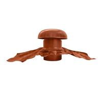 Chapeau de ventilation Tuile Ø160 mm NICOLL avec collerette d'étanchéité - CDT16