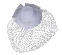 Chapeau décoratif en maille douce avec clip de base robuste pour costumes, anniversaires, réunions de famille, accessoires de mode de printemps