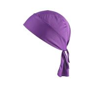Chapeau d'équitation Bandana Longue Queue Été Vélo Crème Solaire Cravate Rouge Homme Humoristique (Purple, One Size)