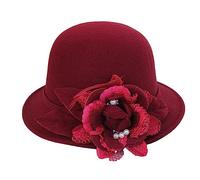 Chapeau derby unisexe en feutre à fleurs pour femme, Halloween, carnaval, fête, chapeau de pêcheur pliable, cadeau pour petite amie, pêcheur, pour femme, résistant au soleil, unisexe, tissu respirant