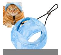 Chapeau d'été pour chien et chat - Avec trous pour les oreilles - Visière respirante - Protection solaire - Pour costume d'anniversaire, parc, jardin