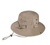 Chapeau d'été pour homme - Protection UV - Chapeau de randonnée - Pliable - Avec mentonnière - Pour l'extérieur, la randonnée, le safari, Kaki A-4., M