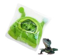 Chapeau d'Halloween pour caméléon, chapeau de petit animal | Écharpe confortable pour petits animaux de compagnie - Chapeau de petit animal avec motif de corne amusant pour chinchilla, e