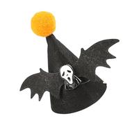 Chapeau d'halloween pour Chat - Chapeau De Chat Chauve-Souris, Chapeau De Chien d'halloween | Chapeau Mignon De Chiot Chauve-Souris, Chapeau Drôle avec Cordon Réglable, Chapeau Créatif Chauve-Souris