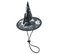 Chapeau d'Halloween pour chats | Costume d'Halloween sur le thème des sorcières pour chiens | Chapeau en maille avec fermeture réglable Spectacles festifs pour animaux de compagnie thématiques de