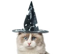 Chapeau d'halloween pour Chien - Costume de sorcière d'halloween pour Chiens | Sangle réglable en pour Chat de Grande et Moyenne Race, Accessoires Photo, Cosplay, Spectacles d'animaux
