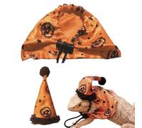Chapeau D'Halloween Réglable En Costume De Reptile - Vêtements Portable Colorés Pour Dragons Et Lézards À Barbe | Par Pas De Vacances, Vêtements Pour Animaux De Compagnie Légers Confortables
