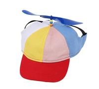 Chapeau d'hélice pour chien - Casquette de baseball de sport avec trous pour les oreilles | Chapeau arc-en- pour petits chiens, chiots et chats, chapeau d'été amusant pour caniche, teckel, animal