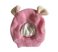 Chapeau d'hiver chaud pour gros chien mignon et protection des oreilles Écharpe d'hiver en tricot Protection élastique Chapeau chaud