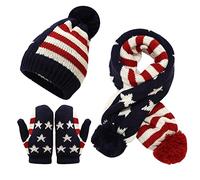 Chapeau d'hiver de ski, gants coupe-vent pour enfants, chapeau de cyclisme en tricot chaud, casquettes de baseball tricotées pour filles, b, Taille unique