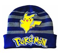 Chapeau d'hiver doux et chaud pour enfants et adolescents pour POKEMON, bleu