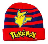 Chapeau d'hiver doux et chaud pour enfants et adolescents pour POKEMON (ROUGE)