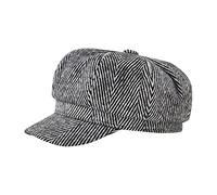 Chapeau d'hiver en tricot à rayures pour femme Taille L, Noir , M