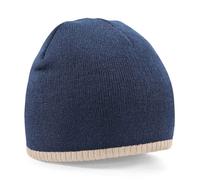 Chapeau D'Hiver En Tricot Doux En Acrylique À Enfiler Beechfield 2 Tons