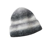 Chapeau d'hiver épais coupe-vent brodé tricoté mode hiver raton laveur chaud plein air casquette de ski garniture chapeau tie dye casquette avec chapeaux de chasse pour hommes, D, Taille unique