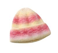Chapeau d'hiver épais coupe-vent brodé tricoté mode hiver raton laveur chaud plein air casquette de ski garniture chapeau tie dye casquette avec chapeaux de chasse pour hommes, E, Taille unique