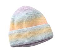 Chapeau d'hiver épais coupe-vent brodé tricoté mode hiver raton laveur chaud plein air casquette de ski garniture chapeau tie dye casquette avec chapeaux de chasse pour hommes, J, Taille unique