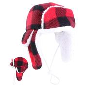 Chapeau d'hiver pour chien - avec cache-oreilles réglables, chapeau d'hiver pour petits chiens | pour chiot, petit, grand, moyen, voyage, séance photo, camping, marche, Noël