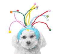 Chapeau d'hiver pour chien, chapeau d'hiver pour animaux de compagnie,Couvre-chef de chat en peluche en coton - Couvre-chef drôle pour chat, couvre-chef chaud pour chiot, chapeau de Costume doux et co
