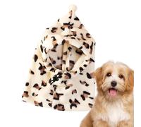 Chapeau d'hiver pour chien et chat - Housse d'oreilles de chat - Emballage de tête de léopard pour chien - Équipement de protection contre le froid - Snood pour chiens, chats, lapins D -GI, fête