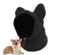 Chapeau d'hiver pour chiens de petite taille - Chapeau de neige pour chiens épaissis avec oreilles, bandeau pour la tête, cache-cou et écharpe | Sweat lavable pour chiots, idéal pour la saison froide