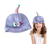 Chapeau D'Hiver Pour Les Tout-Petits,Mignon Bonnet au Crochet,Casquette à Motif Crâne Cartoon - Pour Bébé Garçon Fille Pendant Le Temps Froid De L'Automne Et De L'Hiver Pour Les Activités Extérieures