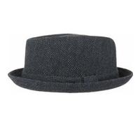 Chapeau Diamond Crown Herringbone by Lipodo noir-bleu M (56-57 cm)