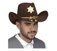 Chapeau - Disfrazzes - Marron de Sheriff - Mixte - Fashion - Étoile