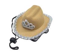 Chapeau d'oie pour animal de compagnie, accessoire de costume, petit accessoire idéal pour les propriétaires créatifs, événements, photographie, couronne d'animal de compagnie, fête d'anniversaire