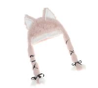 Chapeau d'oreille de chat des années 2000 pour adulte en peluche chaude trappeur mode activité de plein air tenue décontractée hiver coupe-vent pour femmes accessoires de tête d'Halloween