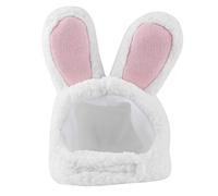Chapeau d'oreille de Lapin pour Chats, Costume Doux et Chaud pour Animaux de Compagnie, Casquette de Chat à la Mode Mignonne avec Oreilles de Lapin pour fête, Vacances,