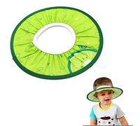 Chapeau Douche BéBé Shampooing ProtéGez - Bonnet De Enfants VisièRe Bain RéGlable ImperméAble Cap Protection Souple DiamèTre IntéRieur ProtéGer Les Yeux Et Oreilles Des 10 Cm ExtéRieur 30 Vert