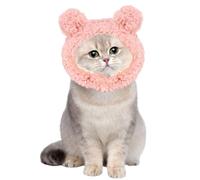 Chapeau d'ours - Bonnet d'ours pour costume de chat, réglable, respirant, chaud - Pour chiens et chiots de taille moyenne et petite