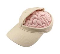 Chapeau drôle - Chapeau de pensée drôle | Accessoire de Costume, Design de cerveau ouvert et fermé, couvre-chef, accessoire Photo pour femmes, activités de plein air, voyage, randonnée, Festival, anni
