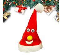 Chapeau du Père Noël Électrique et Animé,Arbre de Noël Dansant et Drôle - Décoration de Fête pour Appartement Chambre Salle de Classe Séjour