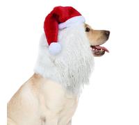 Chapeau du Père Noël pour Chien - Chapeau de Noël Mignon pour Chien - Vêtements pour Chat pour Filles Garçons Adolescents Jeunes Hiver Nuit Fête Famille Amis Petite Amie Extérieur Vacances
