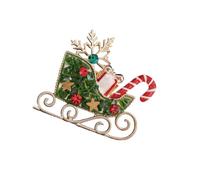 Chapeau Écharpe Broche Broche Alliage de Vacances Ton Doré Accent pour Manteaux Pulls, Accessoire de Fête d ' Hiver de Noël Charme Broche de Vacances Accessoire de Revers Festif Manteau d ' Hiver Pull