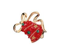 Chapeau Écharpe Broche Broche Alliage de Vacances Ton Doré Accent pour Manteaux Pulls, Accessoire de Fête d ' Hiver de Noël Charme Broche de Vacances Accessoire de Revers Festif Manteau d ' Hiver Pull
