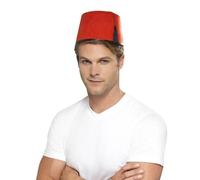 Chapeau Égyptien Turc Rouge Adultes Costume Tommy Cooper Déguisement