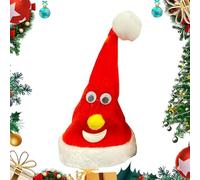 Chapeau Électrique à Hélice de Noël - Chapeau de Noël Électrique Mignon à Oscillation - Décoration Saisonnière pour Salon Bureau École Fête Anniversaire Action de Grâces