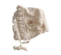 Chapeau Élégant Pour Bébé Avec Bords En Dentelle Bonnet Pour Bébé Bordé De Dentelle Douce Et Respirante Fleur/lapin Pour Les Séances Photo Et Les Fêtes Bonnet Pour Bébé Doux Et Confortable