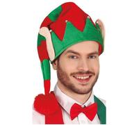 Chapeau Elfe Bicolore avec Oreilles - GUIRMA, S.A. - TU - Adulte - Carnaval, Noël - Molticolore