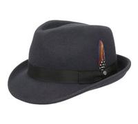 Chapeau Elkader Trilby by Stetson gris S (54-55 cm)