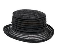 Mayser Chapeau en Chanvre Belma Chapeau en Paille Chapeau de Voyage (Taille Unique - Noir)