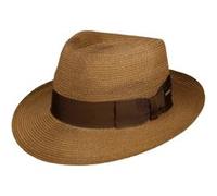 Chapeau en Chanvre Kendrick Fedora by Stetson châtain S (54-55 cm)