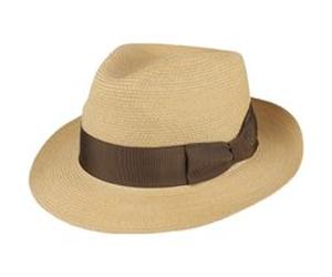 Chapeau en Chanvre Kendrick Fedora by Stetson nature M (56-57 cm)